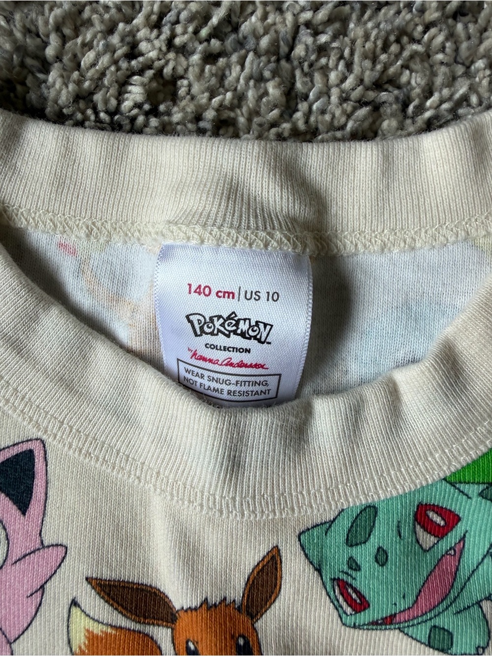 Kids Hanna Andersson Pokémon Pajama Set - Picture 3 of 3
